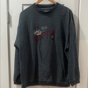 VINTAGE 90s Men’s Crewneck Pullover Sweater with Breckenridge Colorado Medium